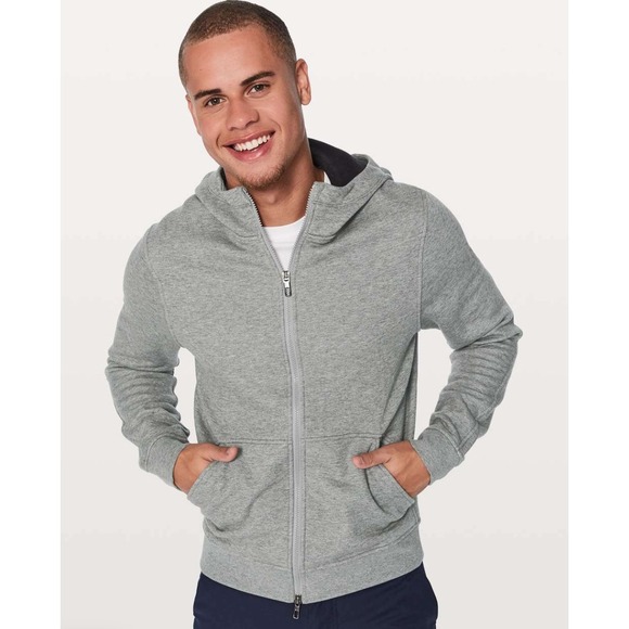 lululemon athletica Other - Lululemon Ritual Jacket Heathered Core Medium Grey Men's L Athleisure Athletic